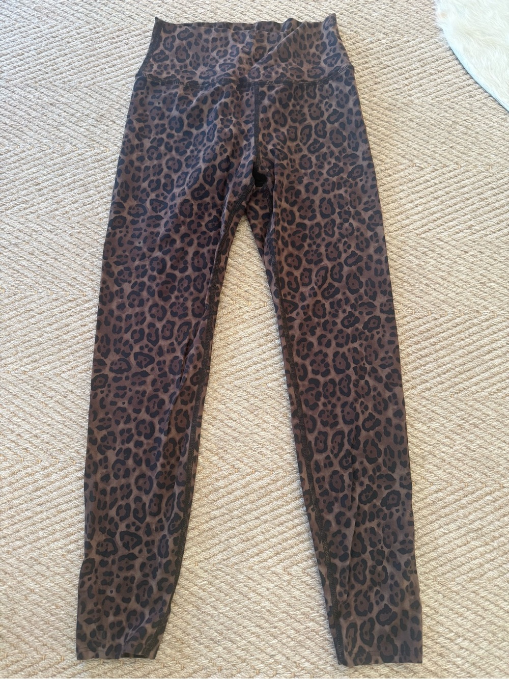 Carbon 38 Women’s Brown Leopard Print Leggings
